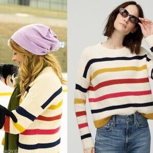 J Crew The Reeds Striped Sweater